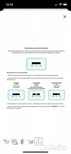 Детская ванночка для купания