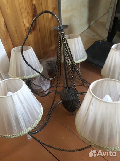 Люстра потолочная подвесная ретро