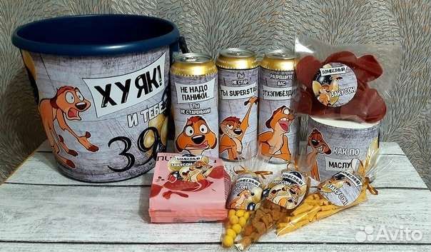 Подарок с юмором Подарочный набор в ведре