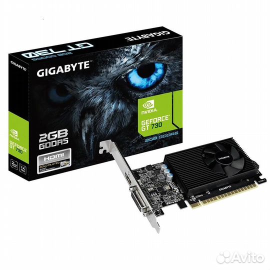 Видеокарта Gigabyte GeForce GT 730 2 гб (GV-N730D5