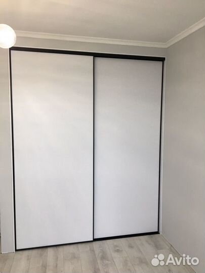 Двери-купе в узком профиле с дсп шк-127