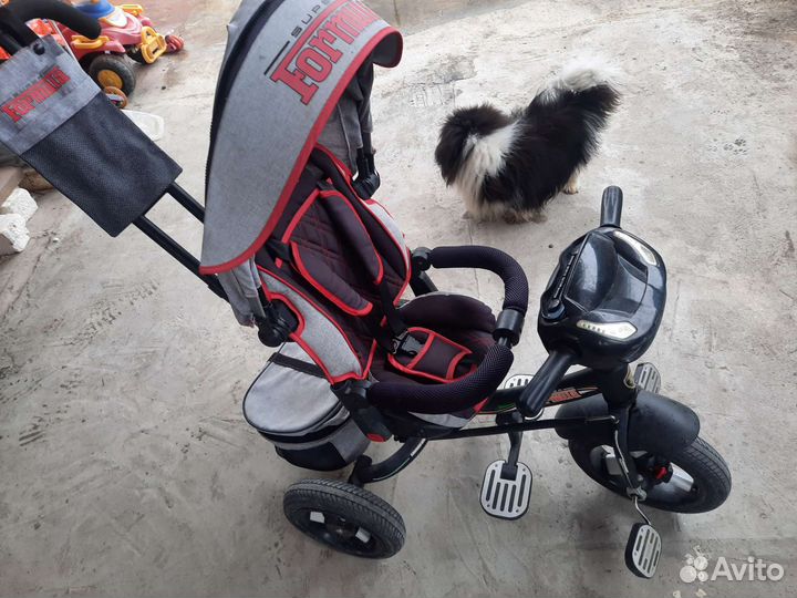 Детский велосипед с ручкой бу