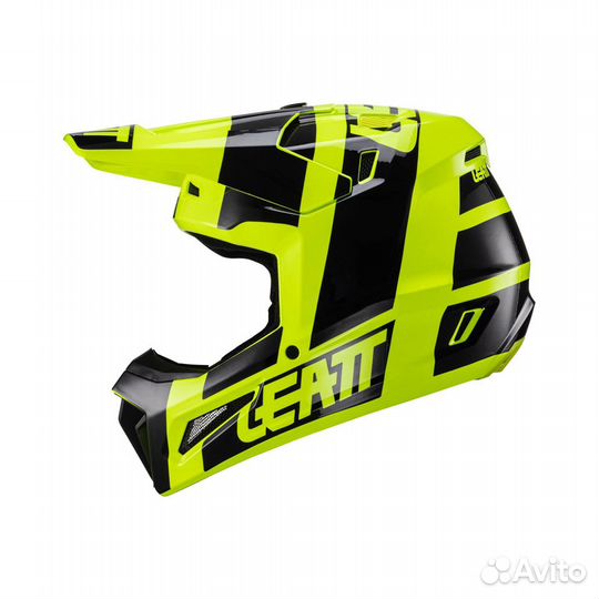 Мотошлем Leatt Moto 3.5 Helmet Kit Citrus 2024