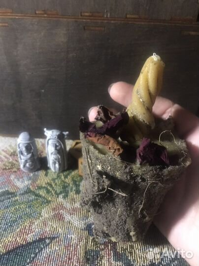 Земляные свечи (под вашу ситуацию)