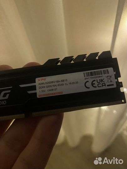 Оперативная память XPG DDR4 3200 8 gb