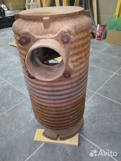 Печь буржуйка чугунная немецкая