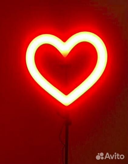 Кольцевая Лампа сердце RGB