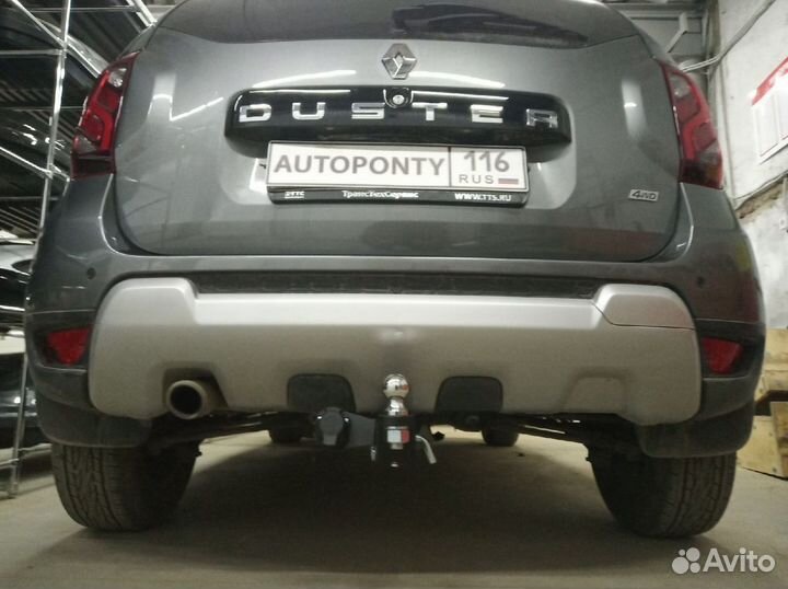 Фаркоп Renault Duster и Nissan Terrano под квадрат