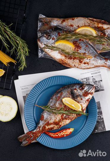 Дорадо маринованная в оливковом масле с итальянски