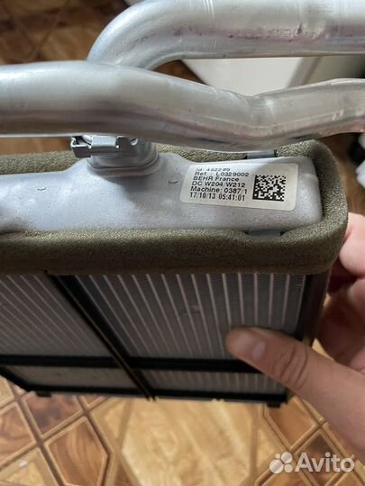 Радиатор отопителя (печки) mercedes w204