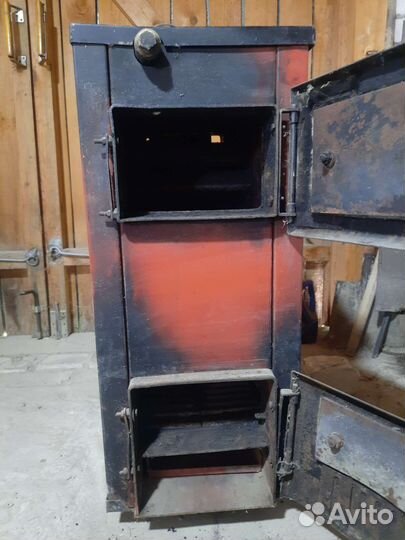 Дровяной котёл комбинированный