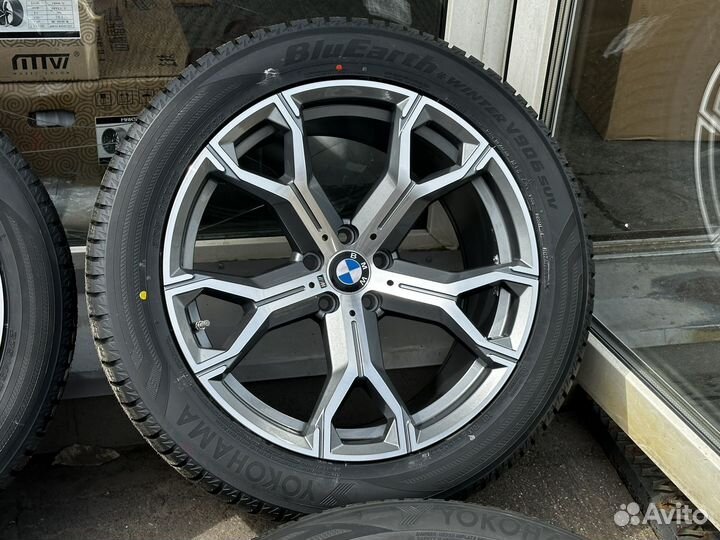 Колеса для x5g05 зимние 741м +yokohama v906
