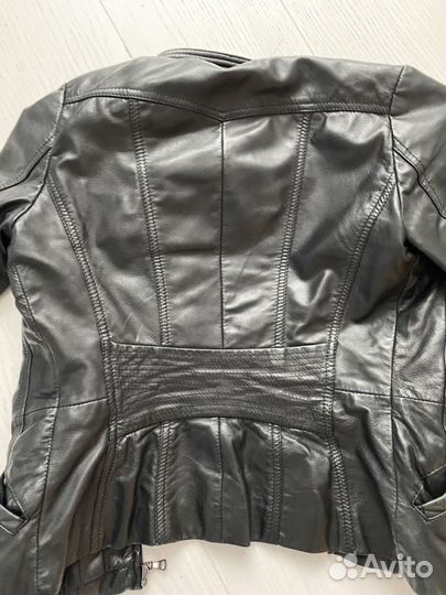 Куртка кожаная