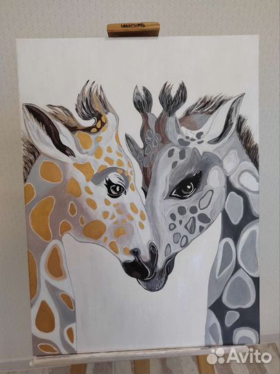 Картина Жирафы