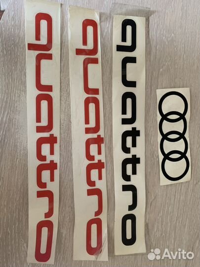 Пролам наклейки Audi