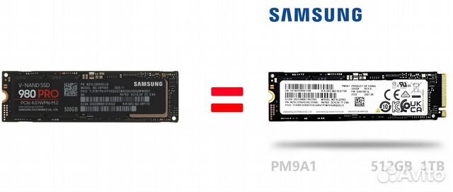 SSD Samsung PM91A 1Tb, 980 PRO(OEM) новый