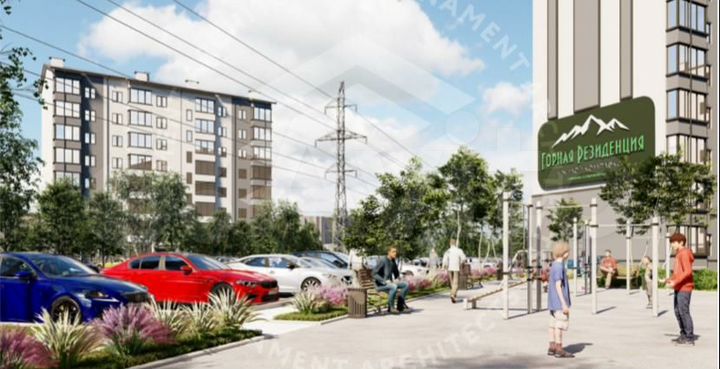 3-к. квартира, 77 м², 3/8 эт.