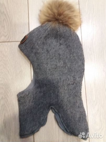 Шапка шлем для мальчика 52 54