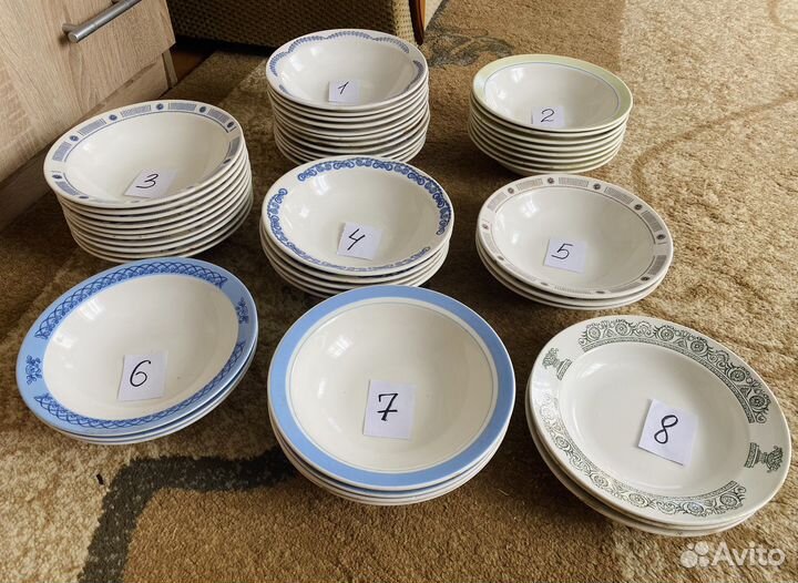 Тарелки суповые СССР