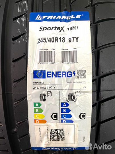 Triangle Sports TH201 245/40 R18 и 265/35 R18 97Y