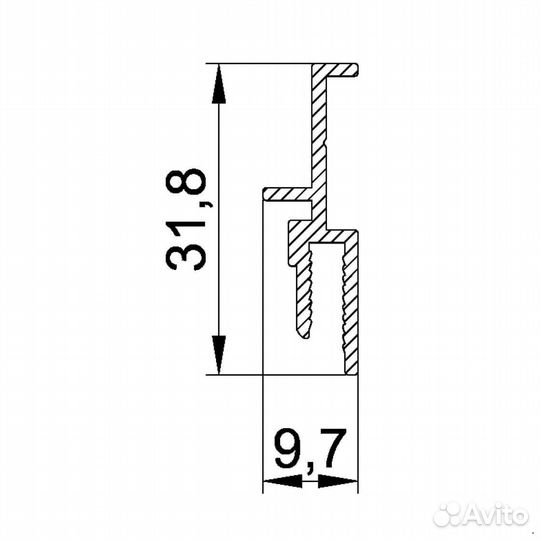 Профиль для натяжных потолков