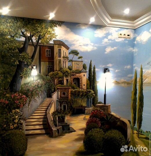 Роспись стен / Художник интерьерный