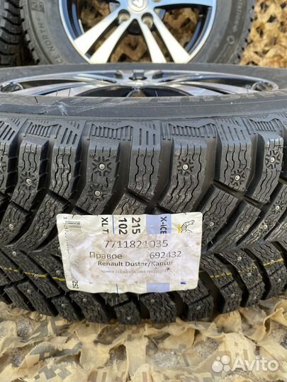 Новые диски оригинал Duster Kaptur + шины Michelin