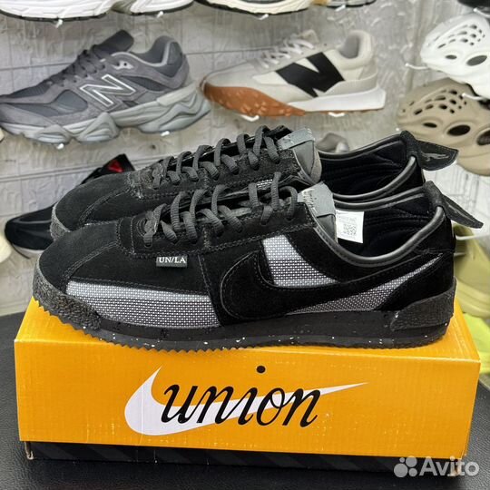 Кроссовки Nike Cortez x Union LA Black Grey (44)