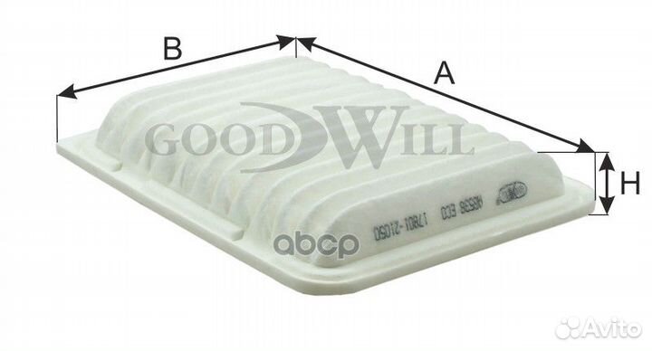 Фильтр воздушный AG538ECO Goodwill