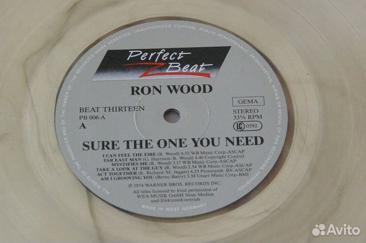 LP Ron Wood – Sure The One You Need редкость