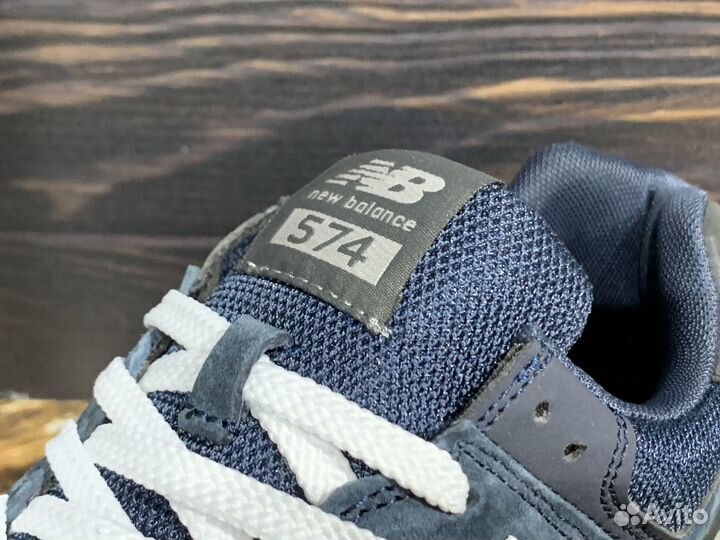 Мужские кроссовки New Balance 574 Navy Black