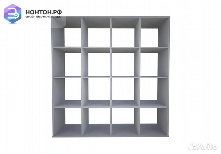 Стеллаж кубический Polini home Smart 16 секций бел