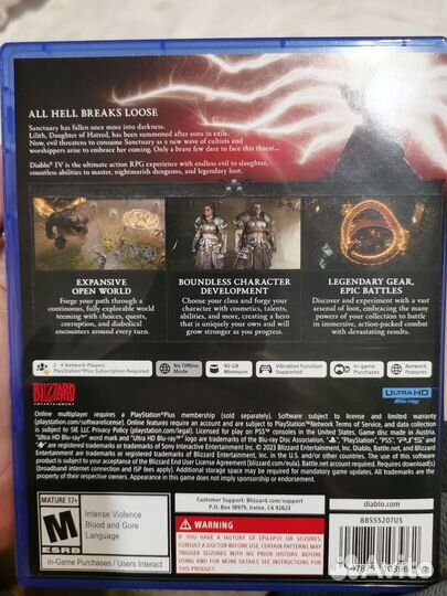 Diablo 4 диск на ps5