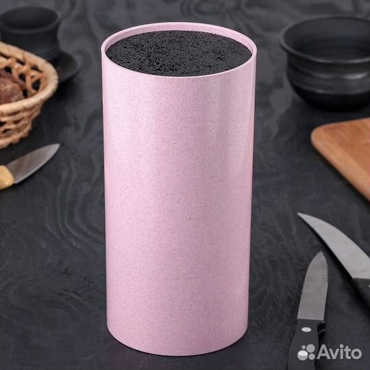 Подставка для ножей с наполнителем Доляна «Нежност