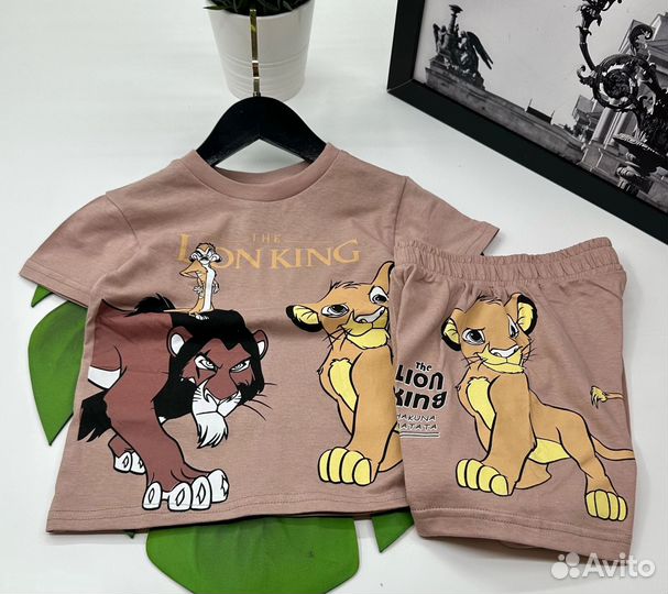 Футболка и шорты Король Лев 98 104 110 116 122
