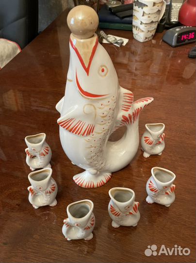 Графин и стопки СССР