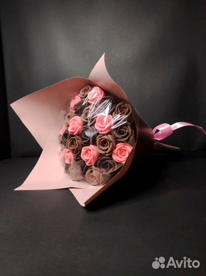 Букет - 29 Роз из Бельгийского Шоколада