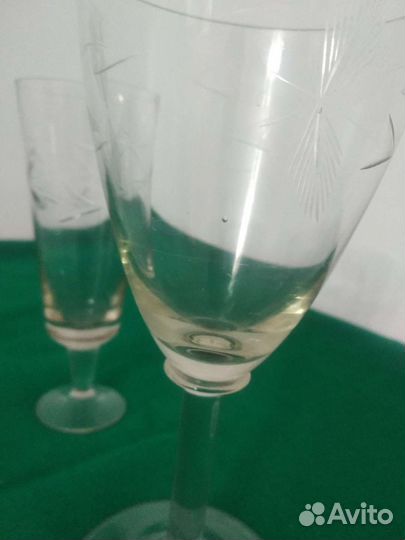 Фужеры старинные Мальцов