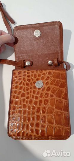 Сумка из кожи новая мужская