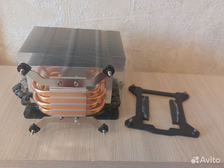 Кулер для процессора башня 4 медные трубки