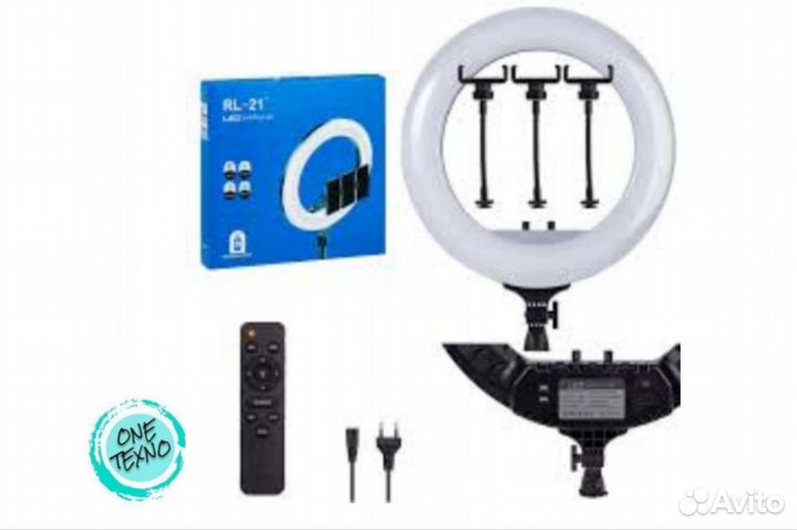 Селфи лампа 53см с пультом Soft Ring RL-21