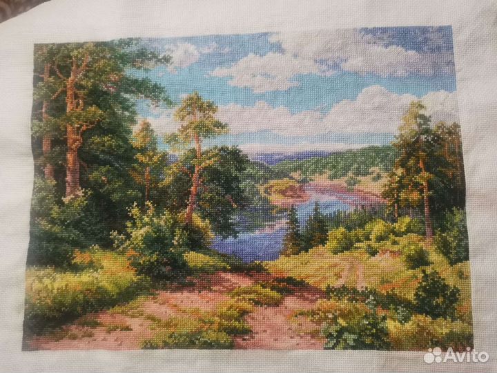 Картина вышитая крестом