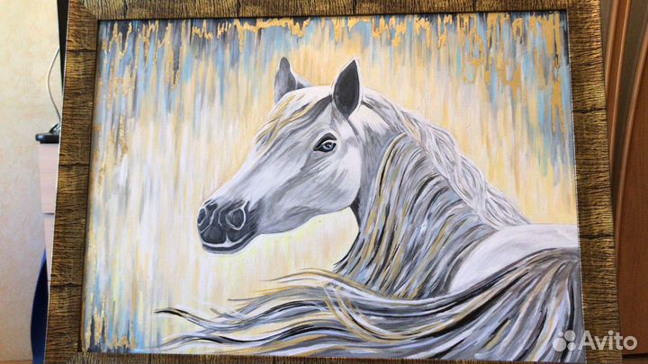 Картина акрилом на холсте