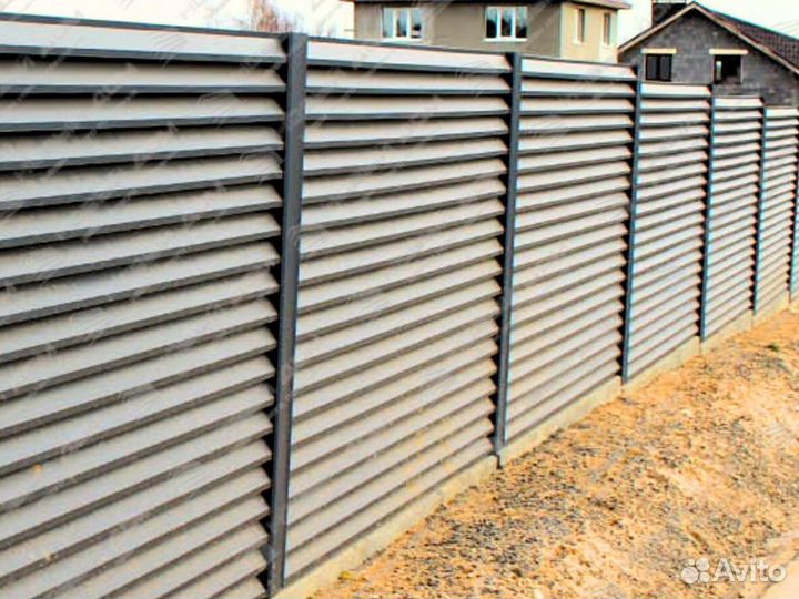 Забор жалюзи