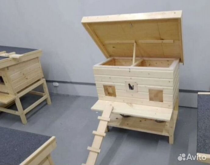 Будка для кошек. Домик для кошек