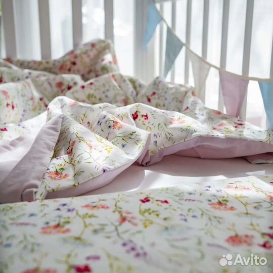 Комплект постельного белья для новорожденных