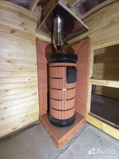 Кирпичная печь для бани