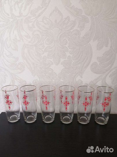 Набор стаканов из тонкого стекла