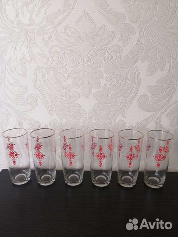 Набор стаканов из тонкого стекла