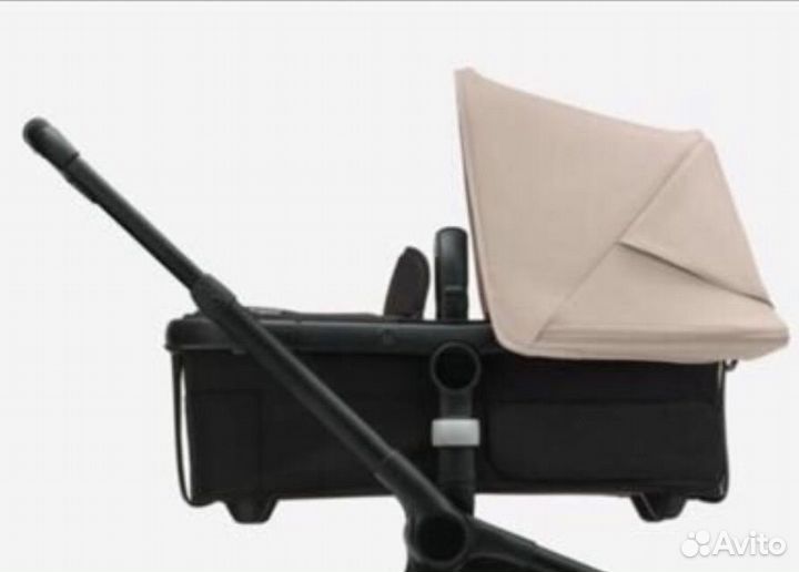 Bugaboo fox5 черное шасси/черная ткань/беж кап